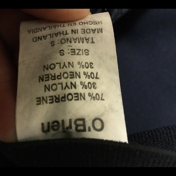 O brien neoprene wet suit back zipper, men’s small - Picture 4 of 8